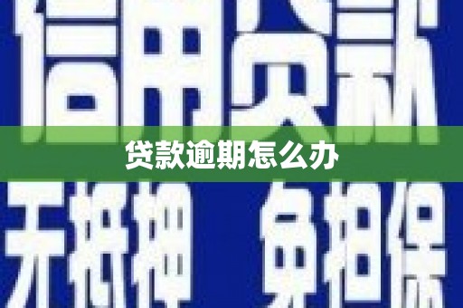 铜锣贷款逾期怎么办