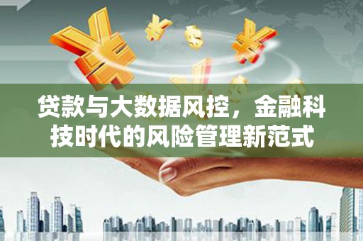 铜锣贷款与大数据风控，金融科技时代的风险管理新范式