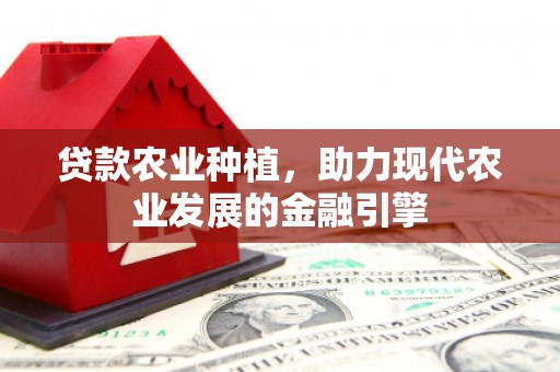 铜锣贷款农业种植，助力现代农业发展的金融引擎
