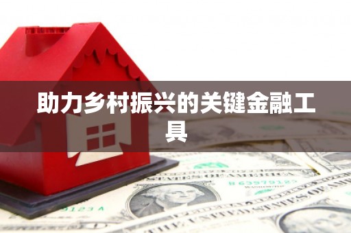 铜锣助力乡村振兴的关键金融工具