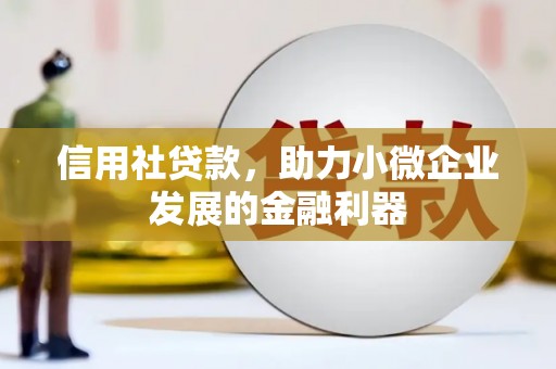 铜锣信用社贷款，助力小微企业发展的金融利器
