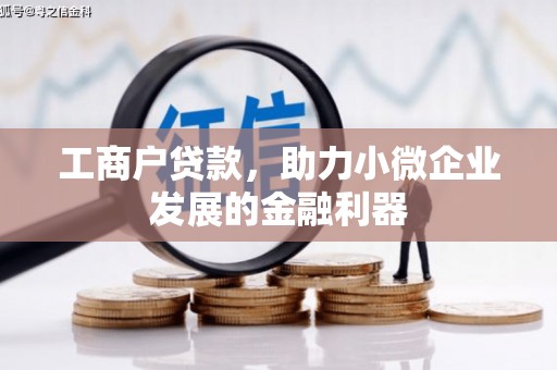 铜锣工商户贷款，助力小微企业发展的金融利器