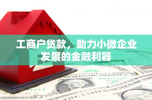 铜锣工商户贷款，助力小微企业发展的金融利器