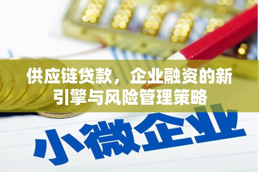 铜锣供应链贷款，企业融资的新引擎与风险管理策略