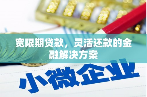 铜锣宽限期贷款，灵活还款的金融解决方案