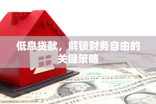 铜锣低息贷款，解锁财务自由的关键策略