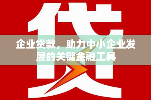 铜锣企业贷款，助力中小企业发展的关键金融工具