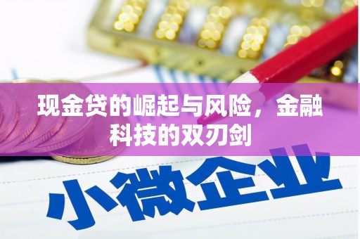 铜锣现金贷的崛起与风险，金融科技的双刃剑