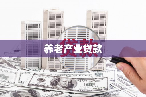 铜锣养老产业贷款