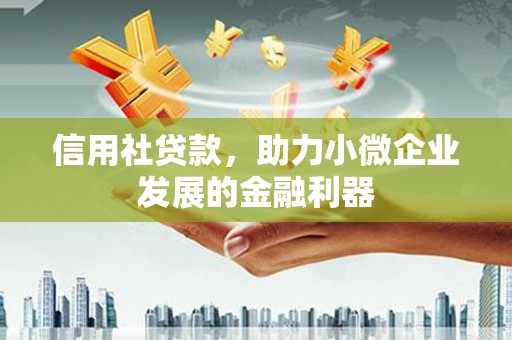 铜锣信用社贷款，助力小微企业发展的金融利器
