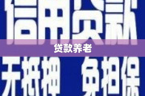 铜锣贷款养老