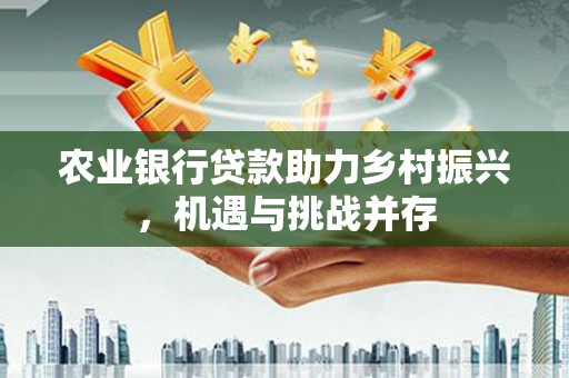 铜锣农业银行贷款助力乡村振兴，机遇与挑战并存