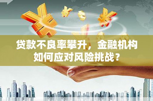 铜锣贷款不良率攀升，金融机构如何应对风险挑战？