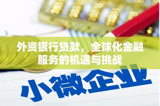 铜锣外资银行贷款，全球化金融服务的机遇与挑战