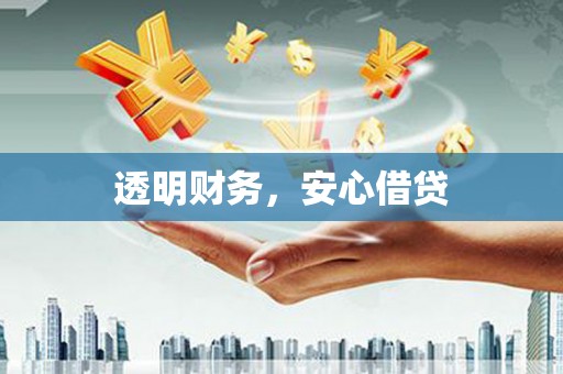 铜锣透明财务，安心借贷