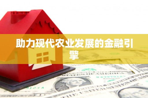 铜锣助力现代农业发展的金融引擎