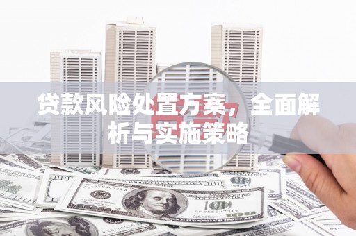 铜锣贷款风险处置方案，全面解析与实施策略
